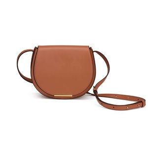 Cuyana mini saddle crossbody bag